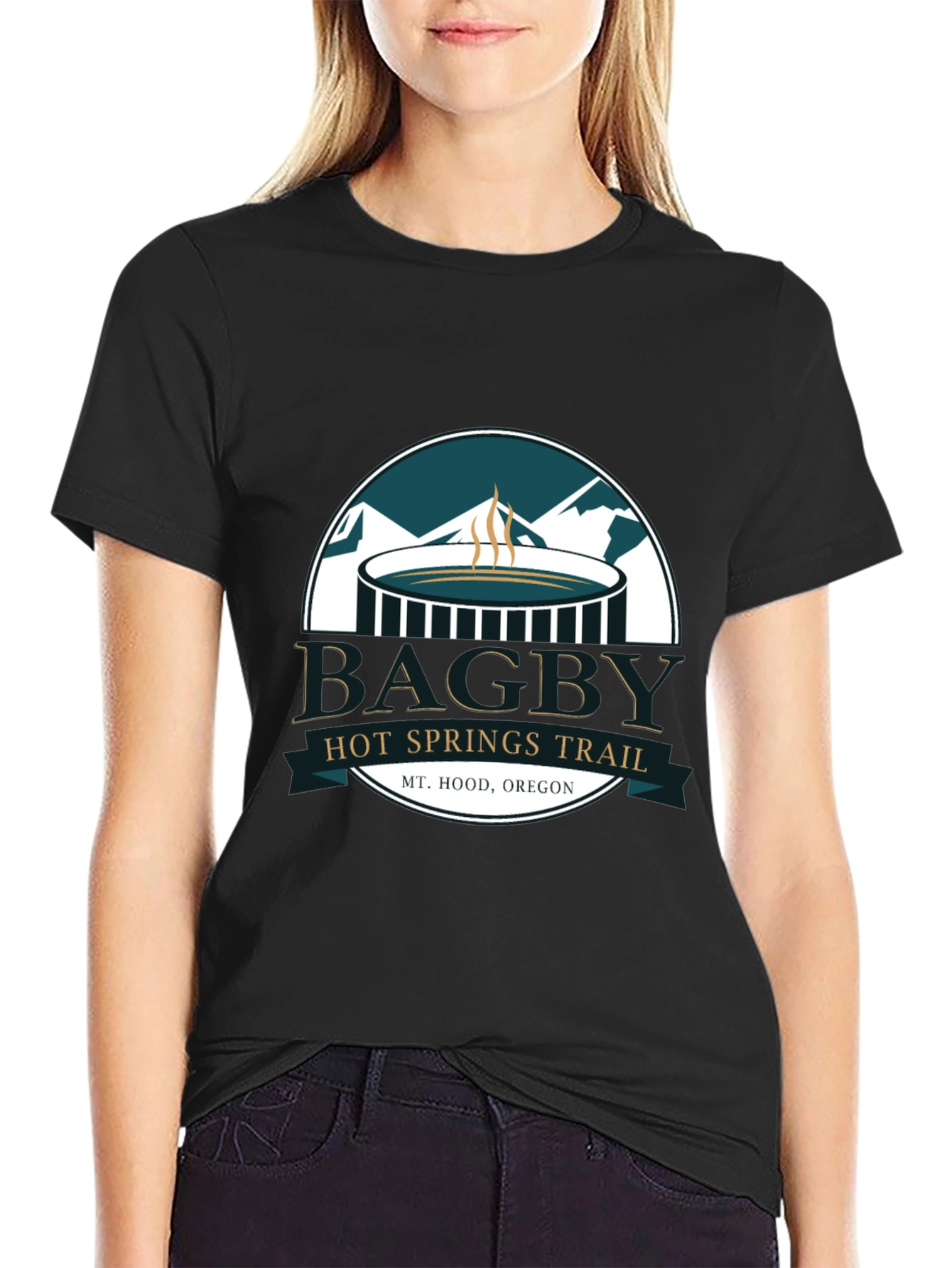 Bagby Hot Springs Trail T-Shirt - Mt. Hood Oregon