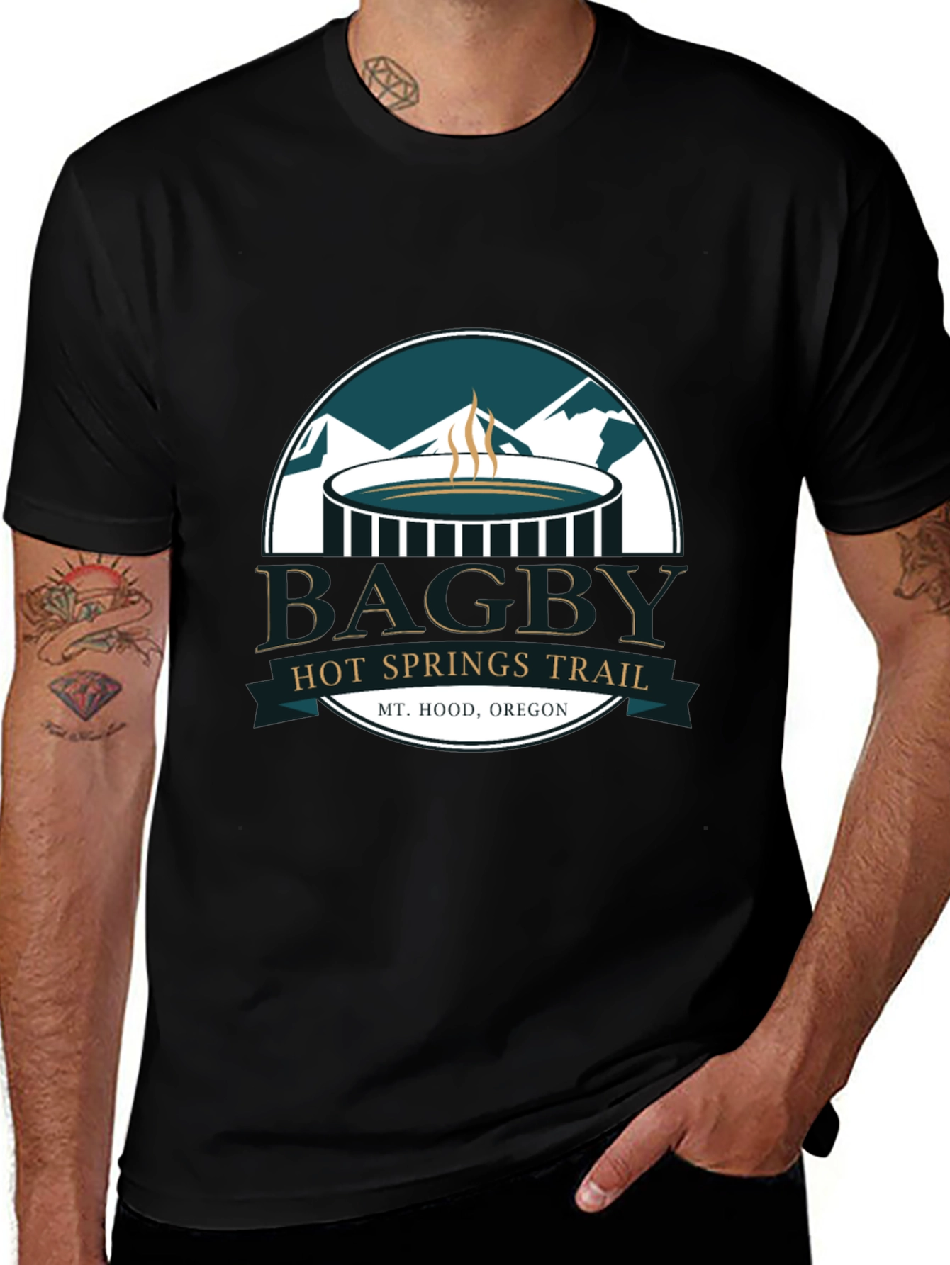 Bagby Hot Springs Trail T-Shirt - Mt. Hood Oregon
