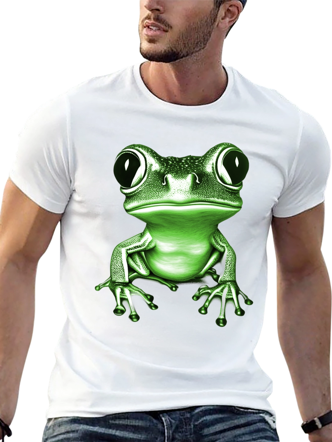 Frog Graphic Tee - Cool & Casual