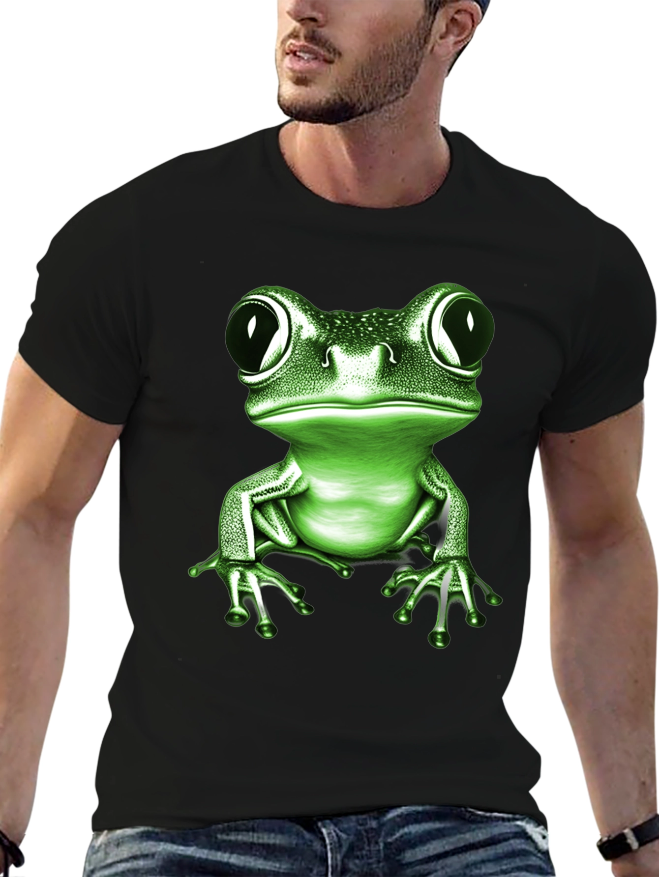 Frog Graphic Tee - Cool & Casual