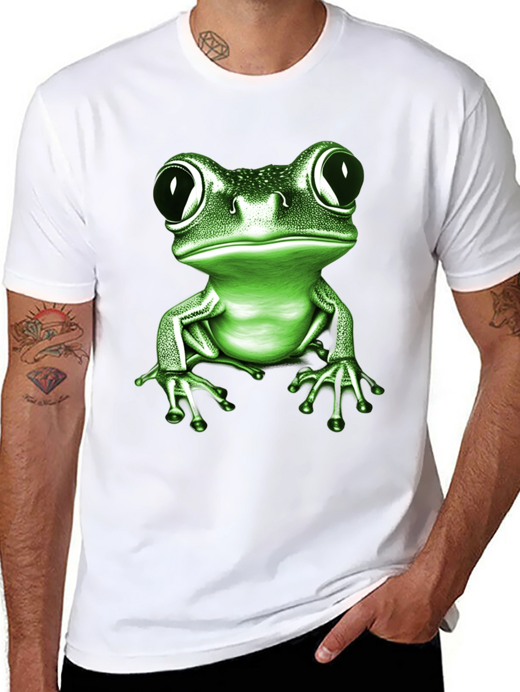 Frog Graphic Tee - Cool & Casual