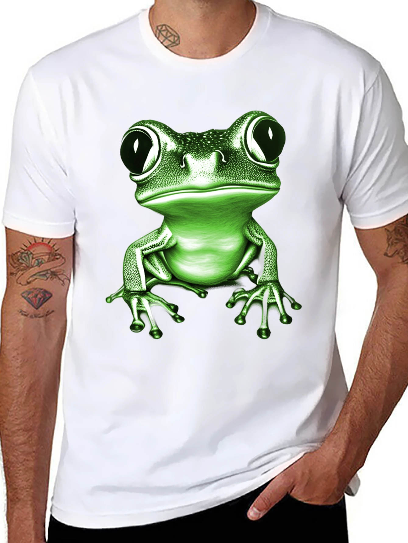 Frog Graphic Tee - Cool & Casual