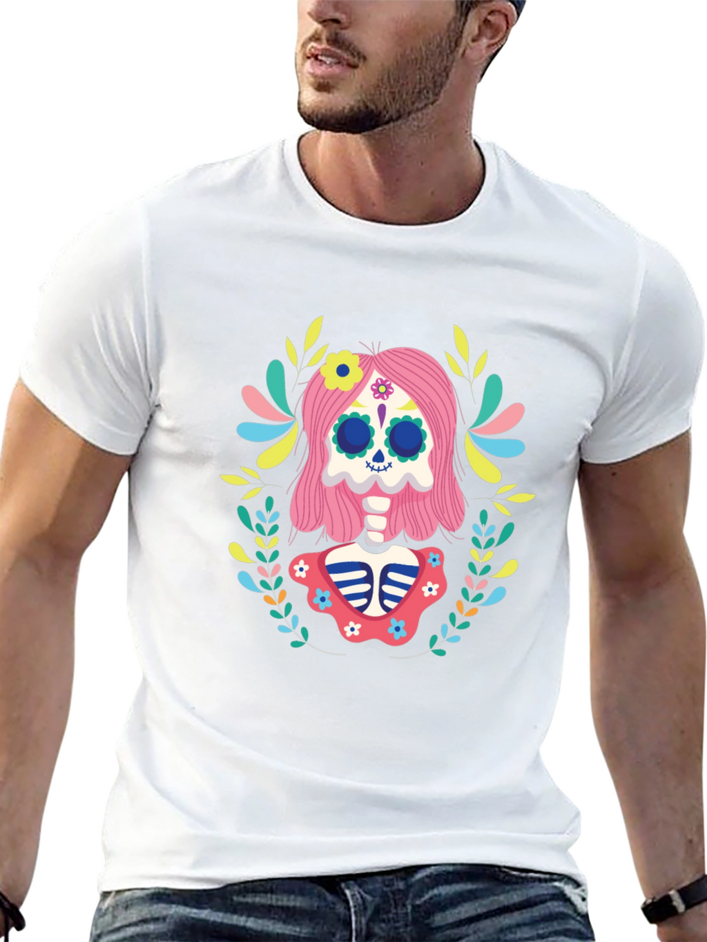 Dia de los Muertos Sugar Skull T-Shirt