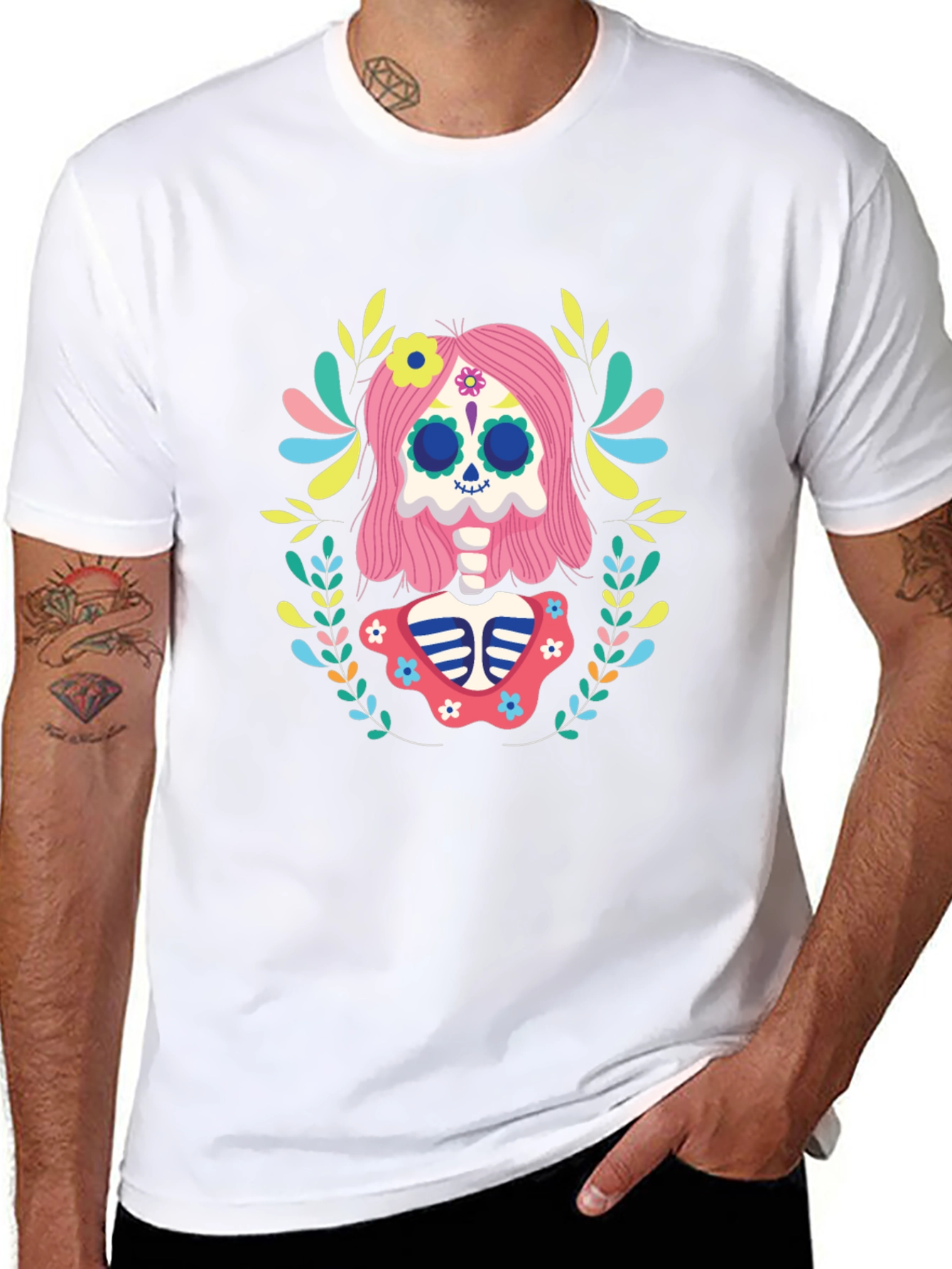 Dia de los Muertos Sugar Skull T-Shirt