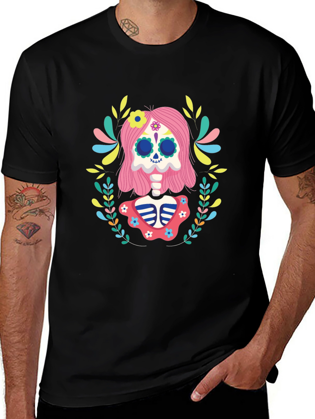 Dia de los Muertos Sugar Skull T-Shirt
