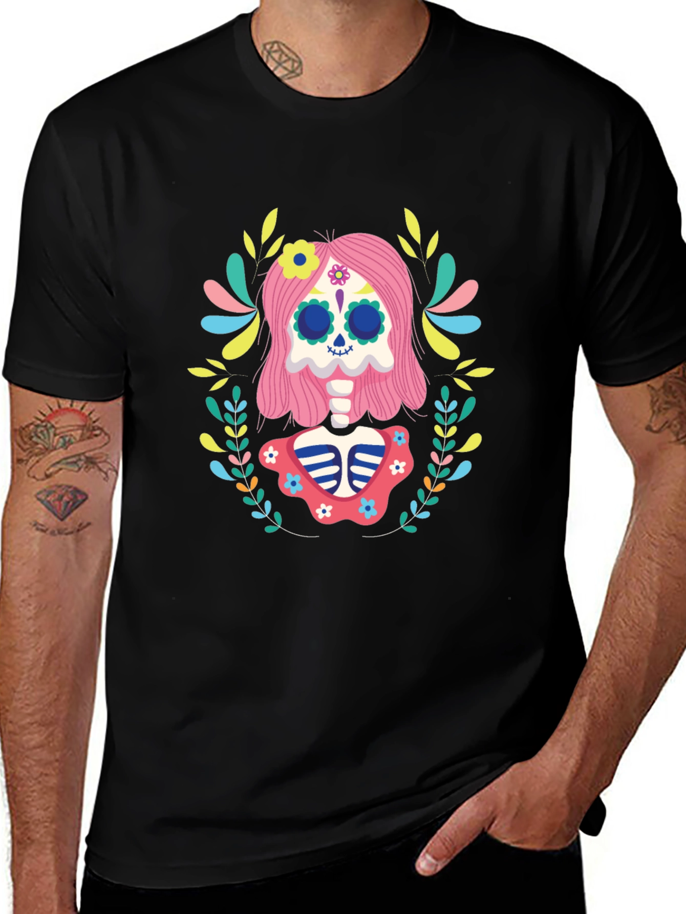 Dia de los Muertos Sugar Skull T-Shirt