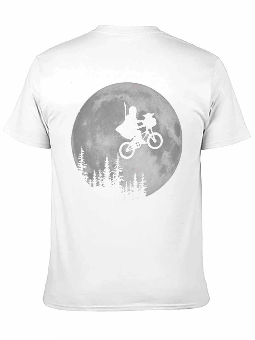ET Moon Ride Black T-Shirt - Classic Movie Tee