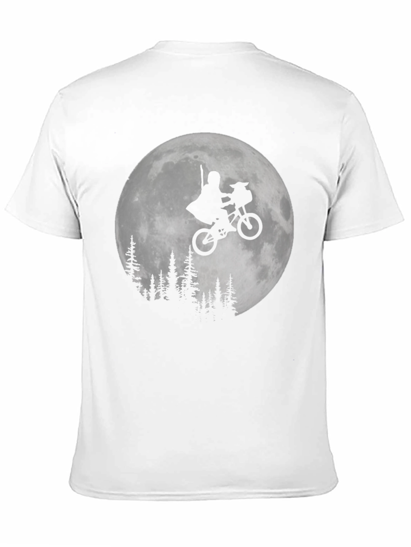 ET Moon Ride Black T-Shirt - Classic Movie Tee