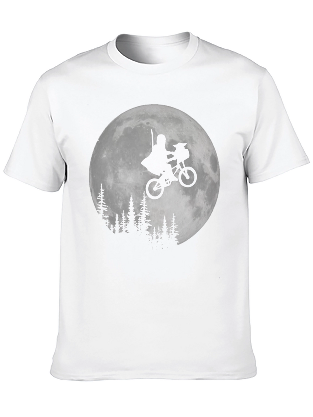 ET Moon Ride Black T-Shirt - Classic Movie Tee
