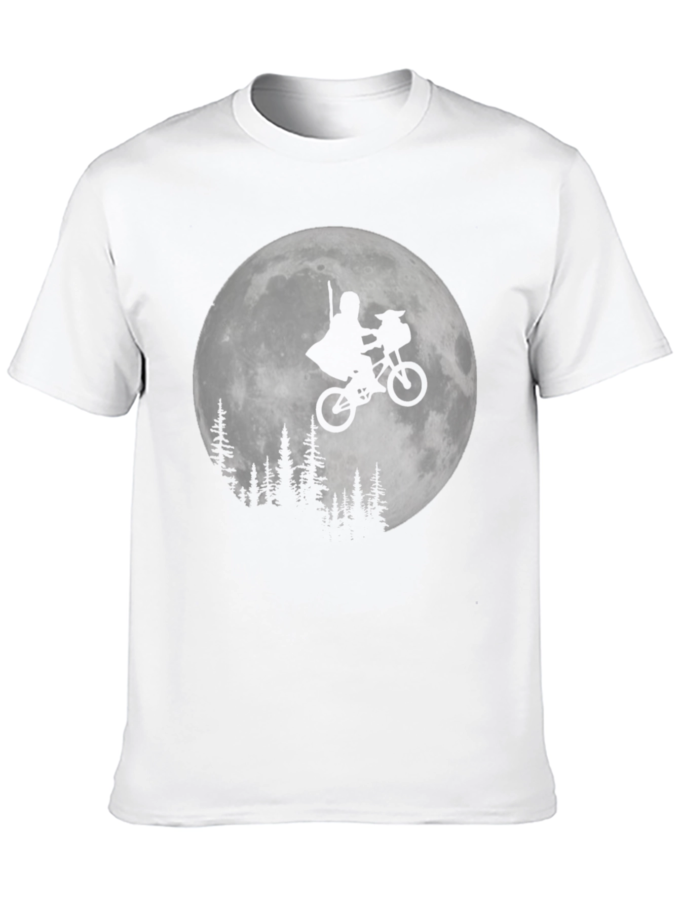 ET Moon Ride Black T-Shirt - Classic Movie Tee