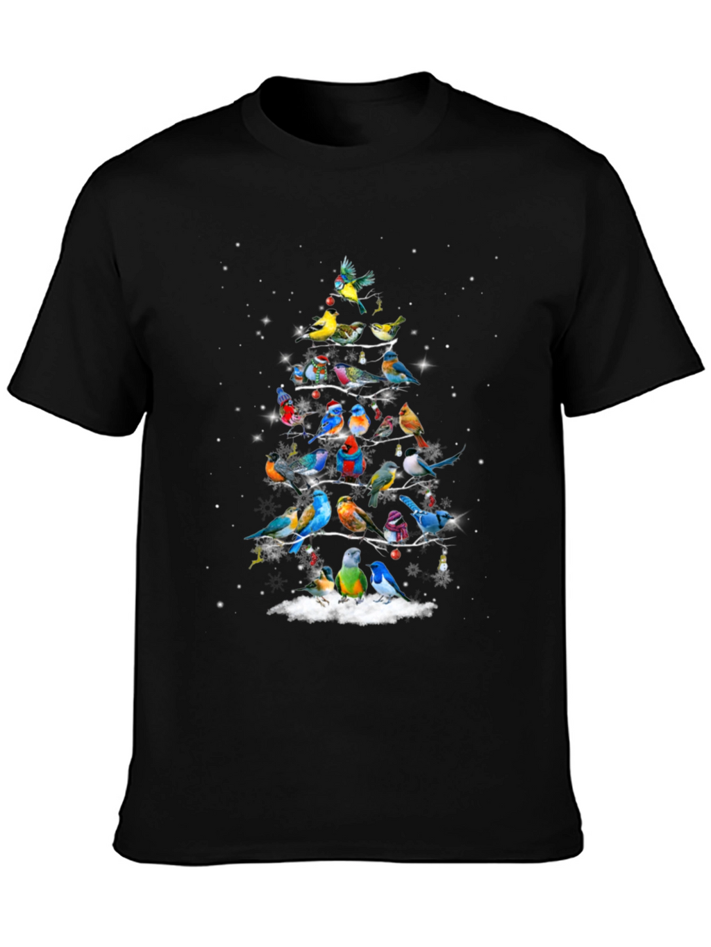 Bird Christmas Tree T-Shirt