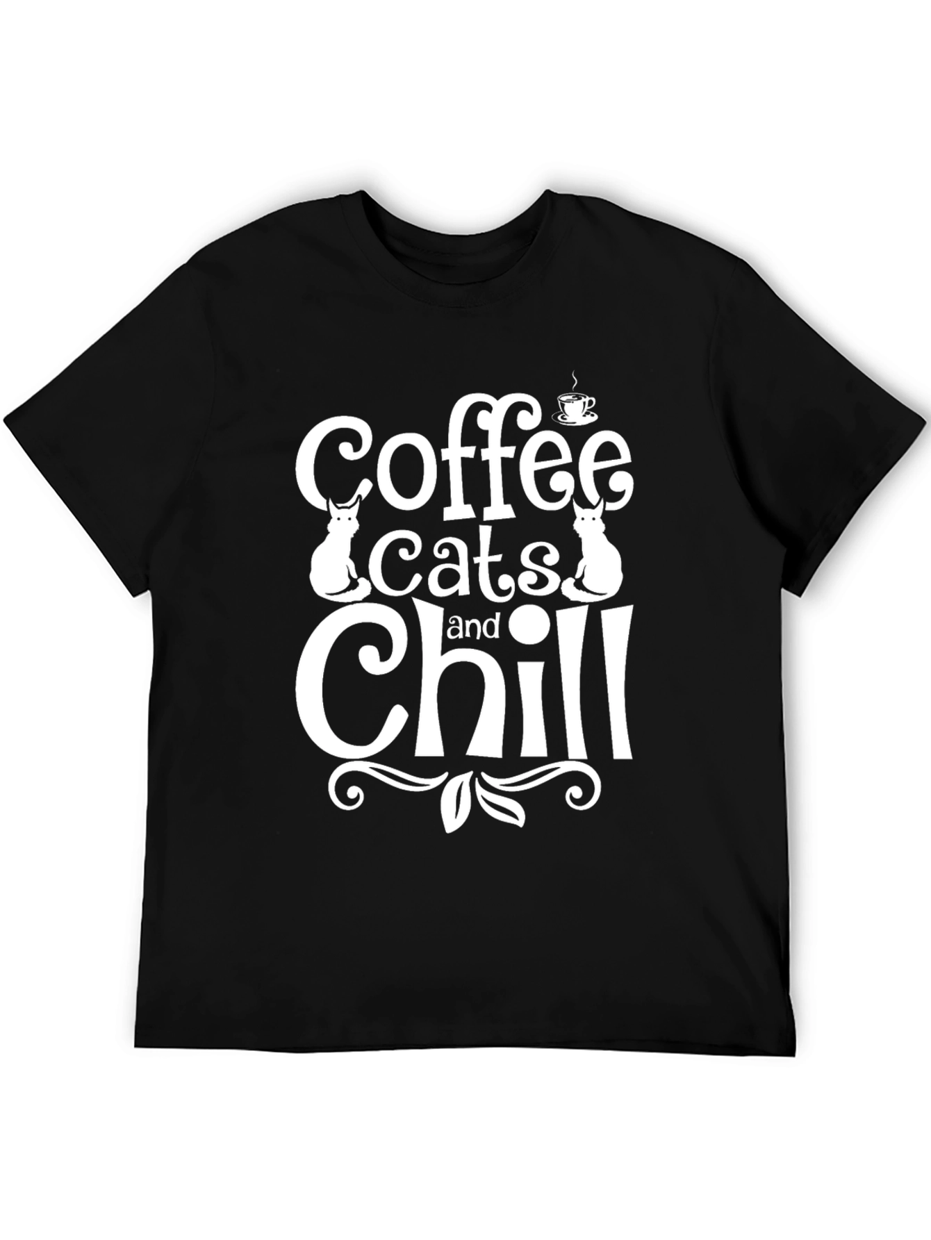 Coffee Cats and Chill T-Shirt - Unisex