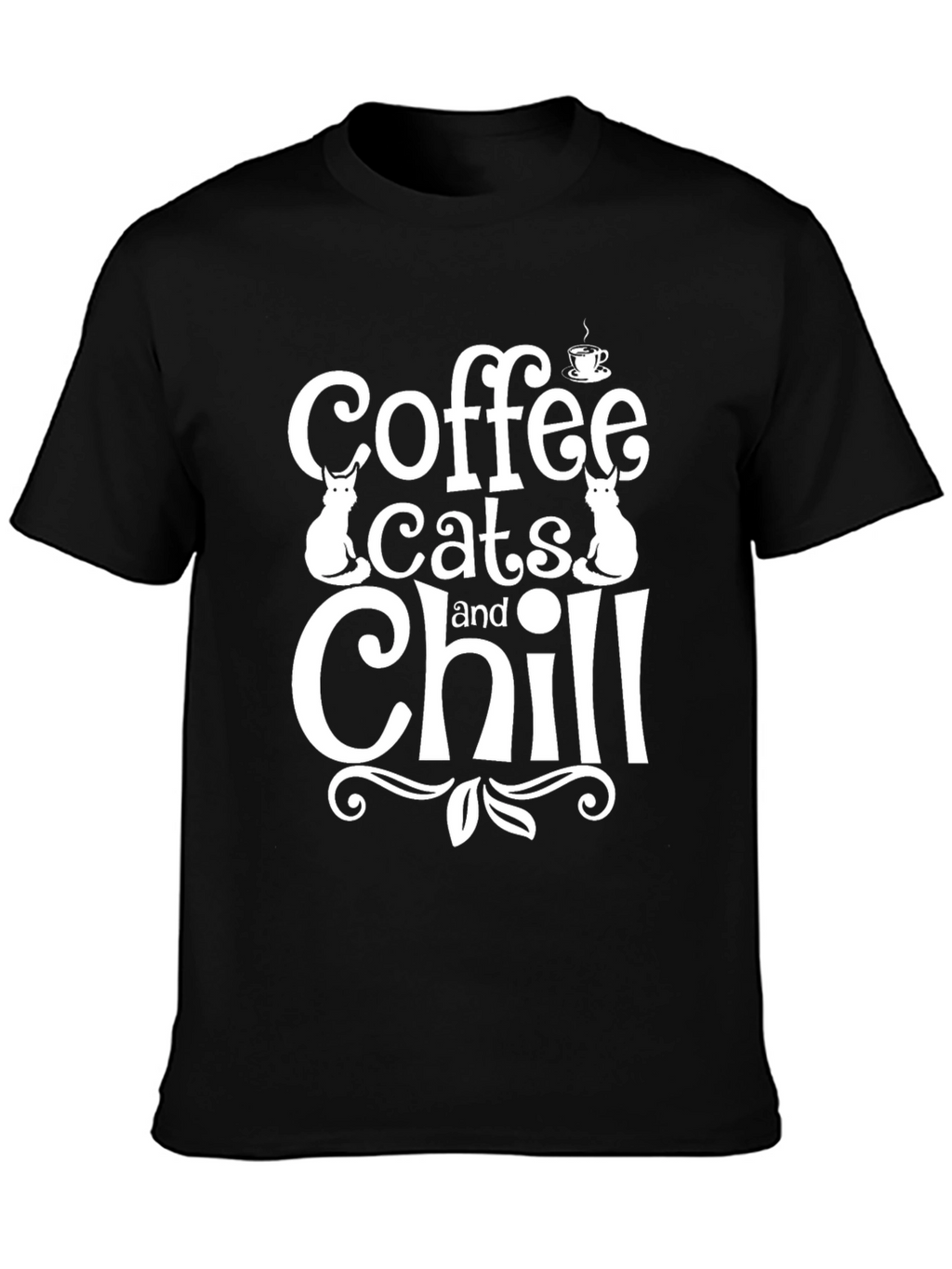 Coffee Cats and Chill T-Shirt - Unisex