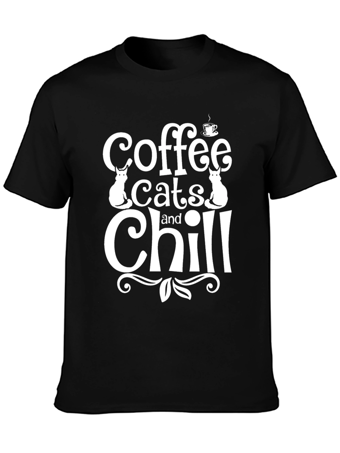 Coffee Cats and Chill T-Shirt - Unisex