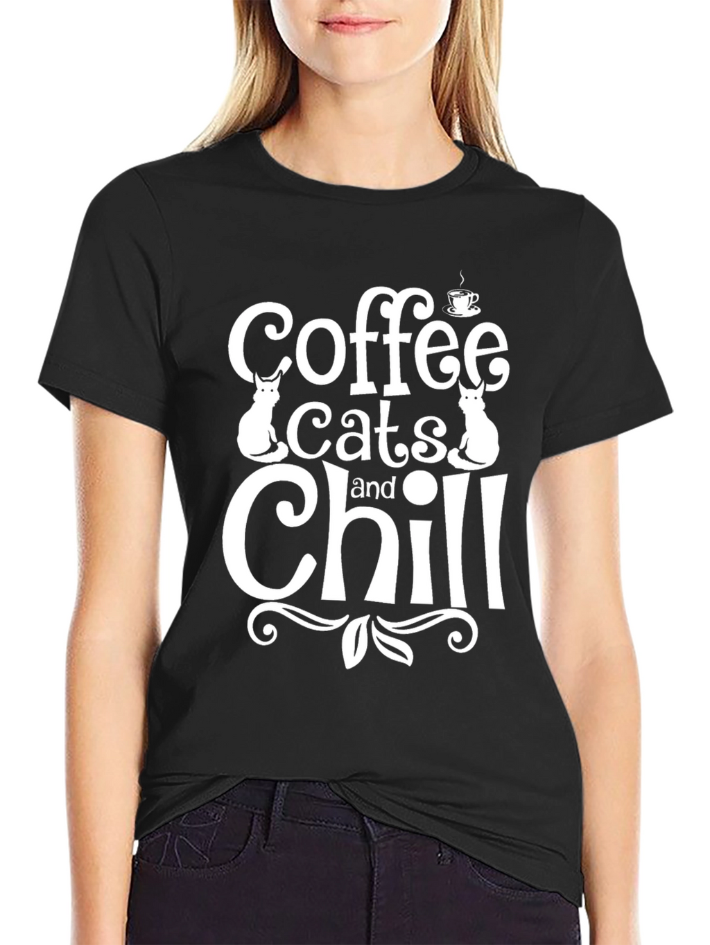 Coffee Cats and Chill T-Shirt - Unisex