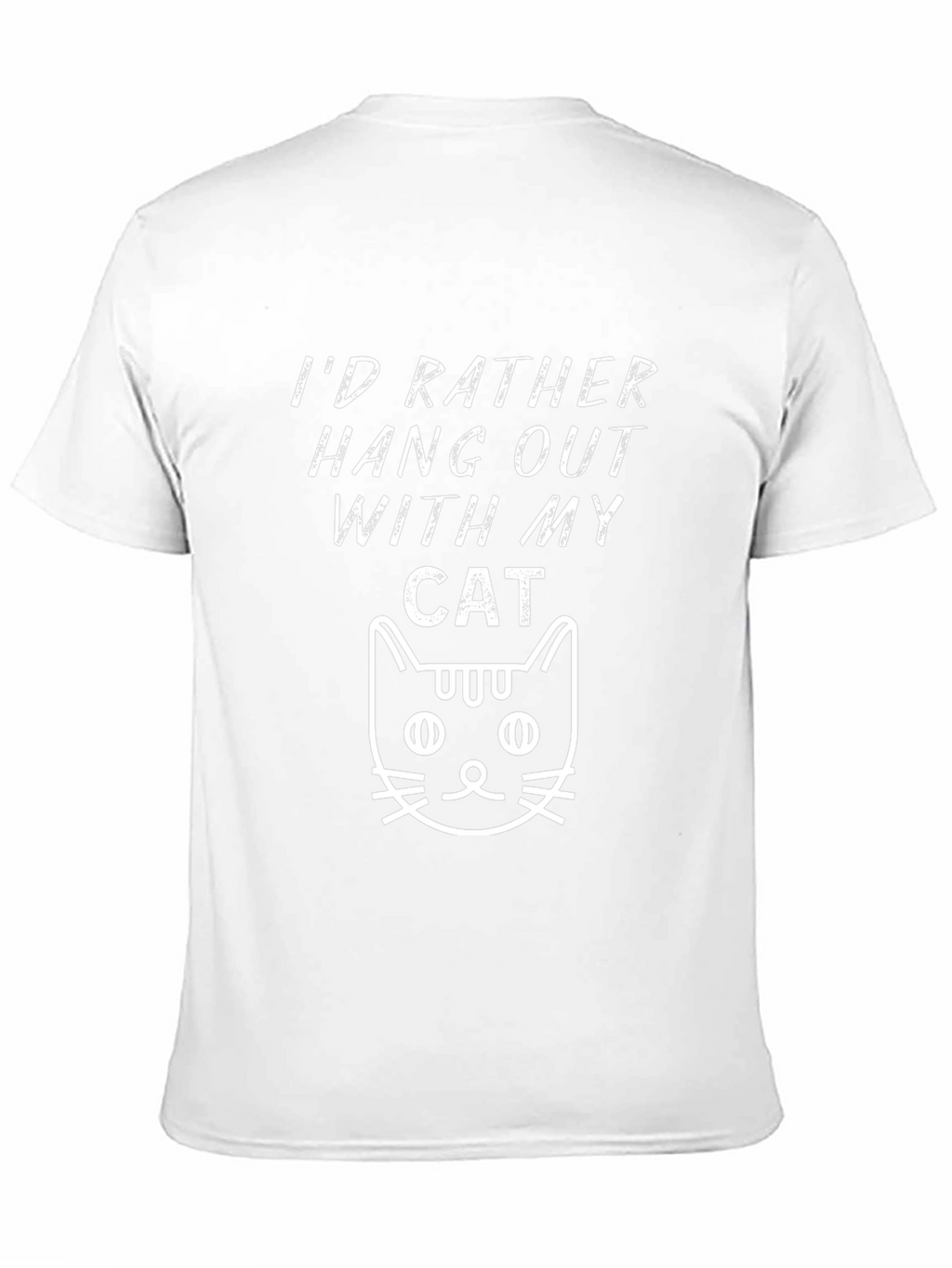 Id Rather Hang Out With My Cat Graphic Tee