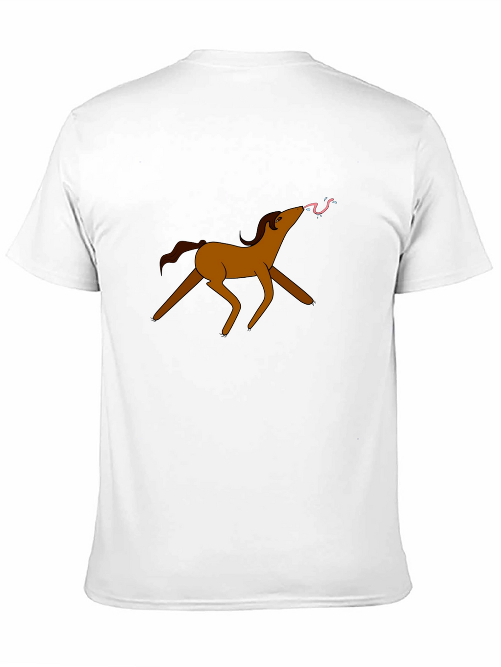 Cartoon Horse Graphic Tee - Unique Design