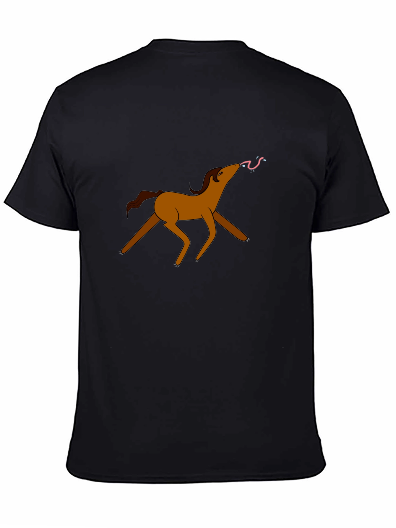 Cartoon Horse Graphic Tee - Unique Design