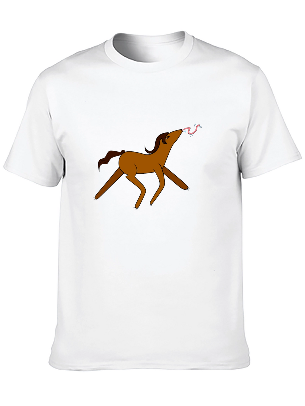 Cartoon Horse Graphic Tee - Unique Design