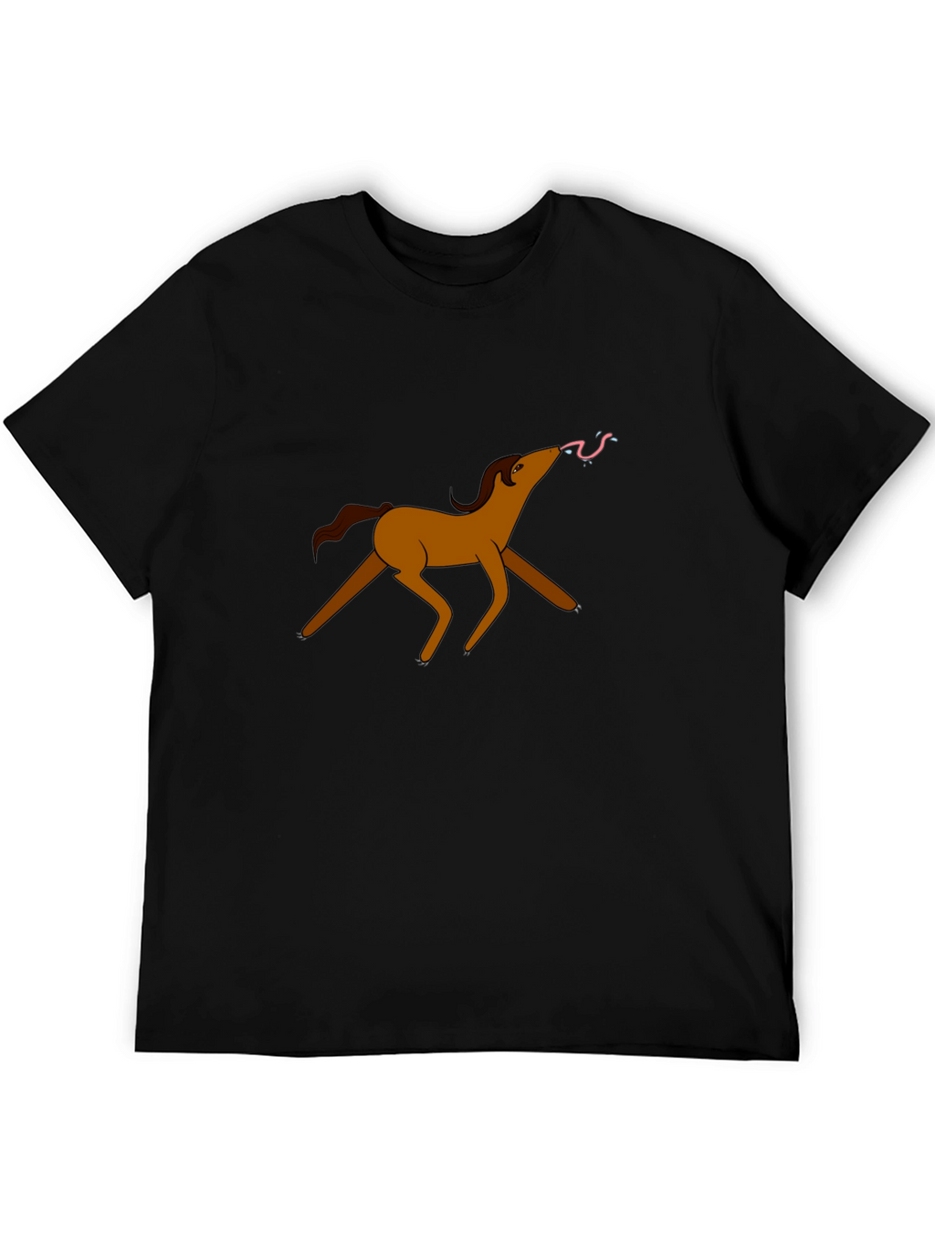 Cartoon Horse Graphic Tee - Unique Design