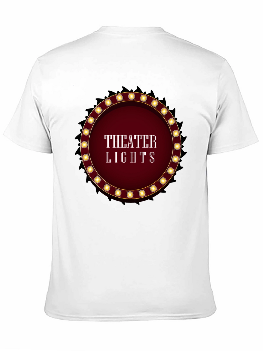 Theater Lights Graphic T-Shirt - Black