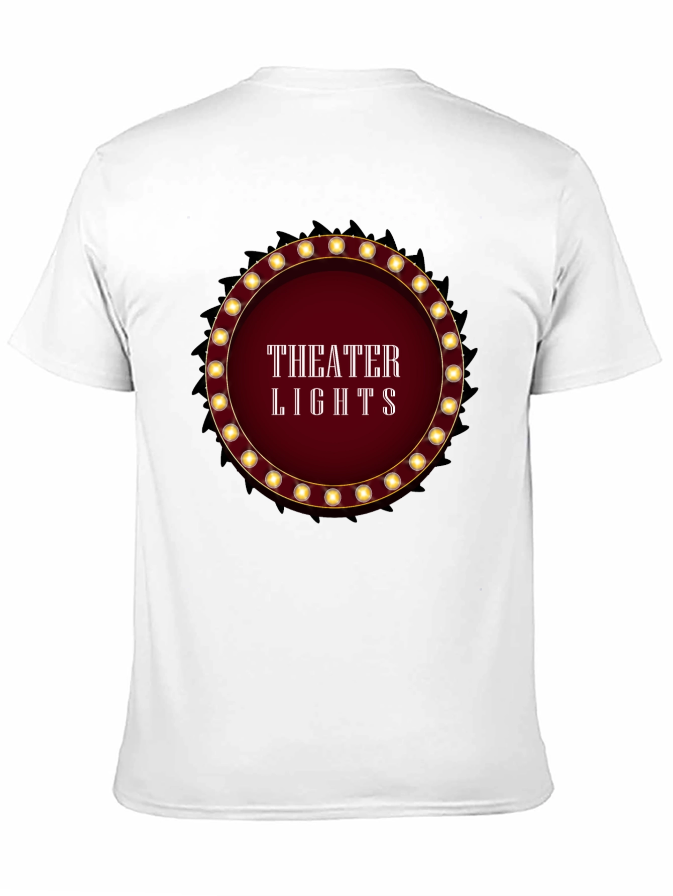 Theater Lights Graphic T-Shirt - Black