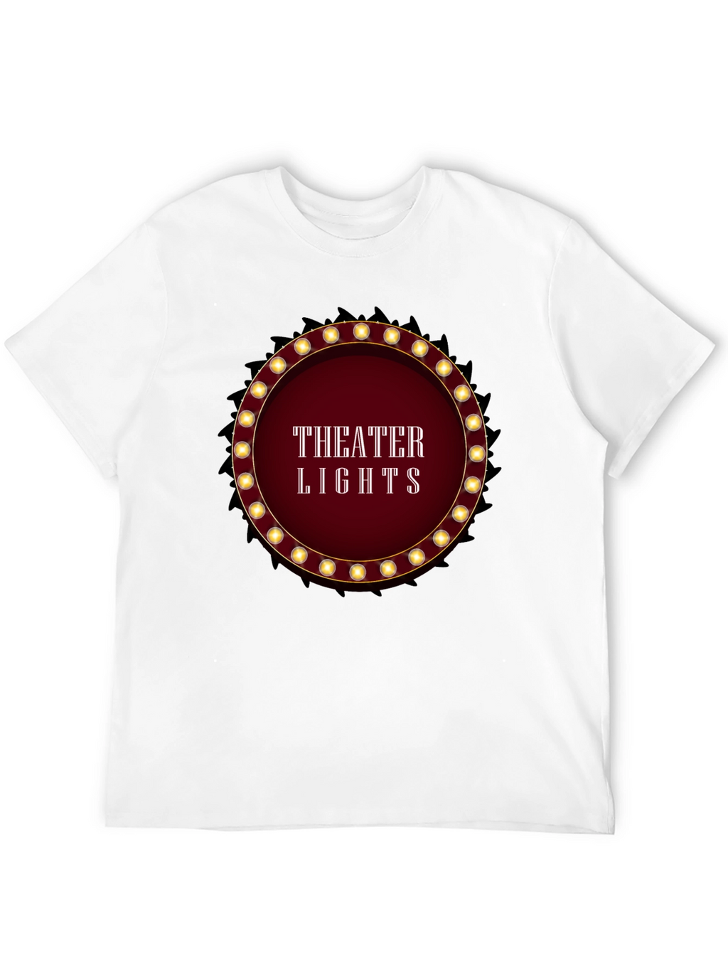 Theater Lights Graphic T-Shirt - Black