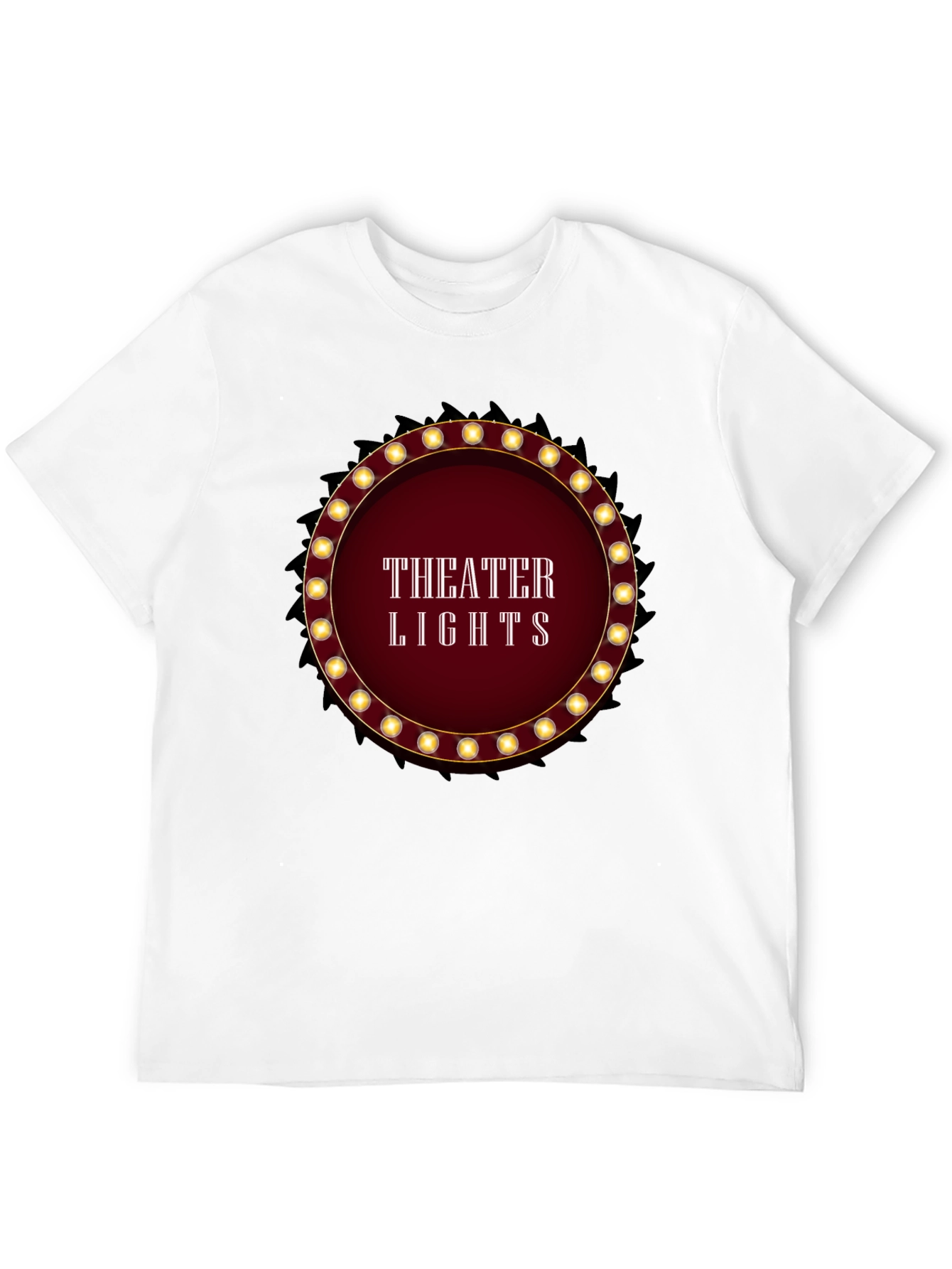 Theater Lights Graphic T-Shirt - Black