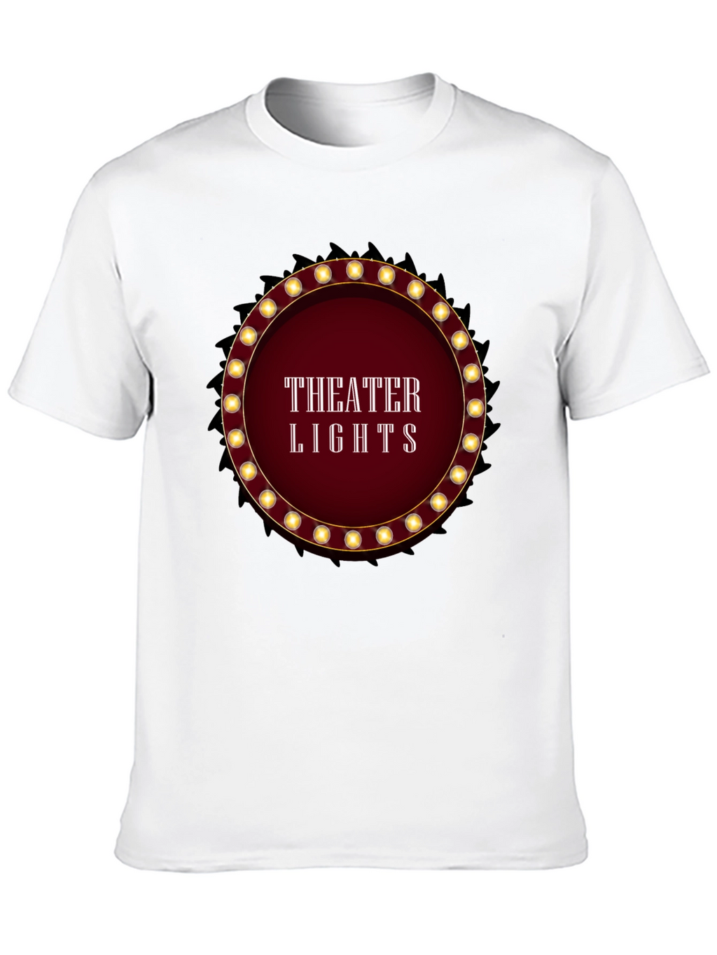 Theater Lights Graphic T-Shirt - Black