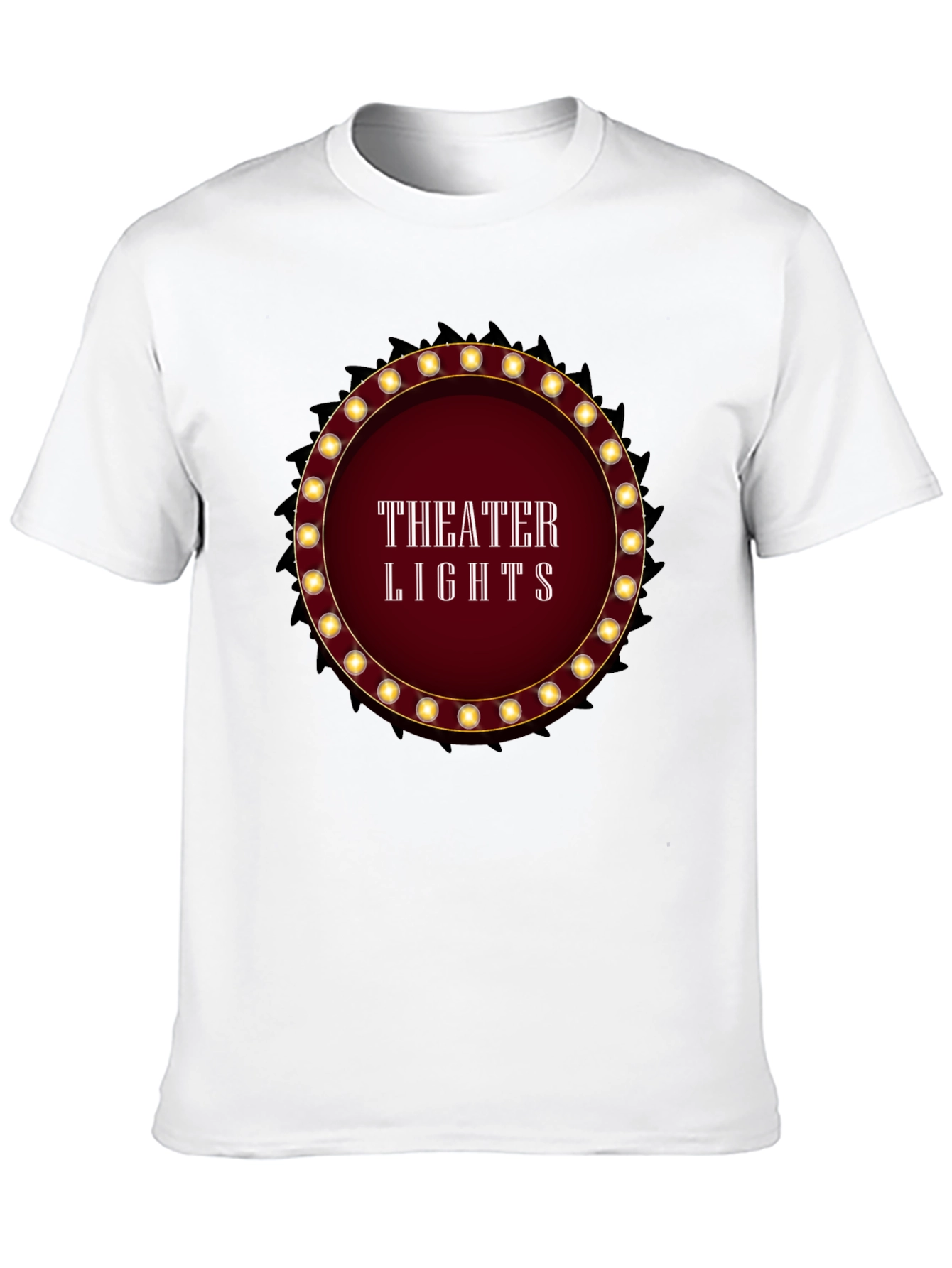 Theater Lights Graphic T-Shirt - Black