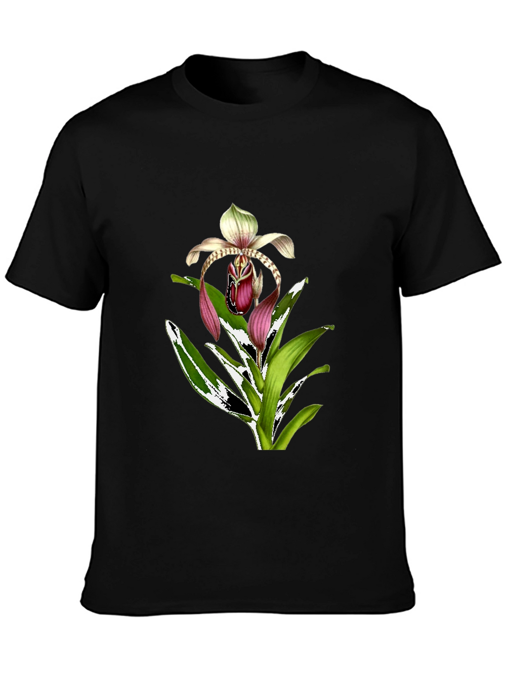 Orchid Graphic T-Shirt - Floral Print