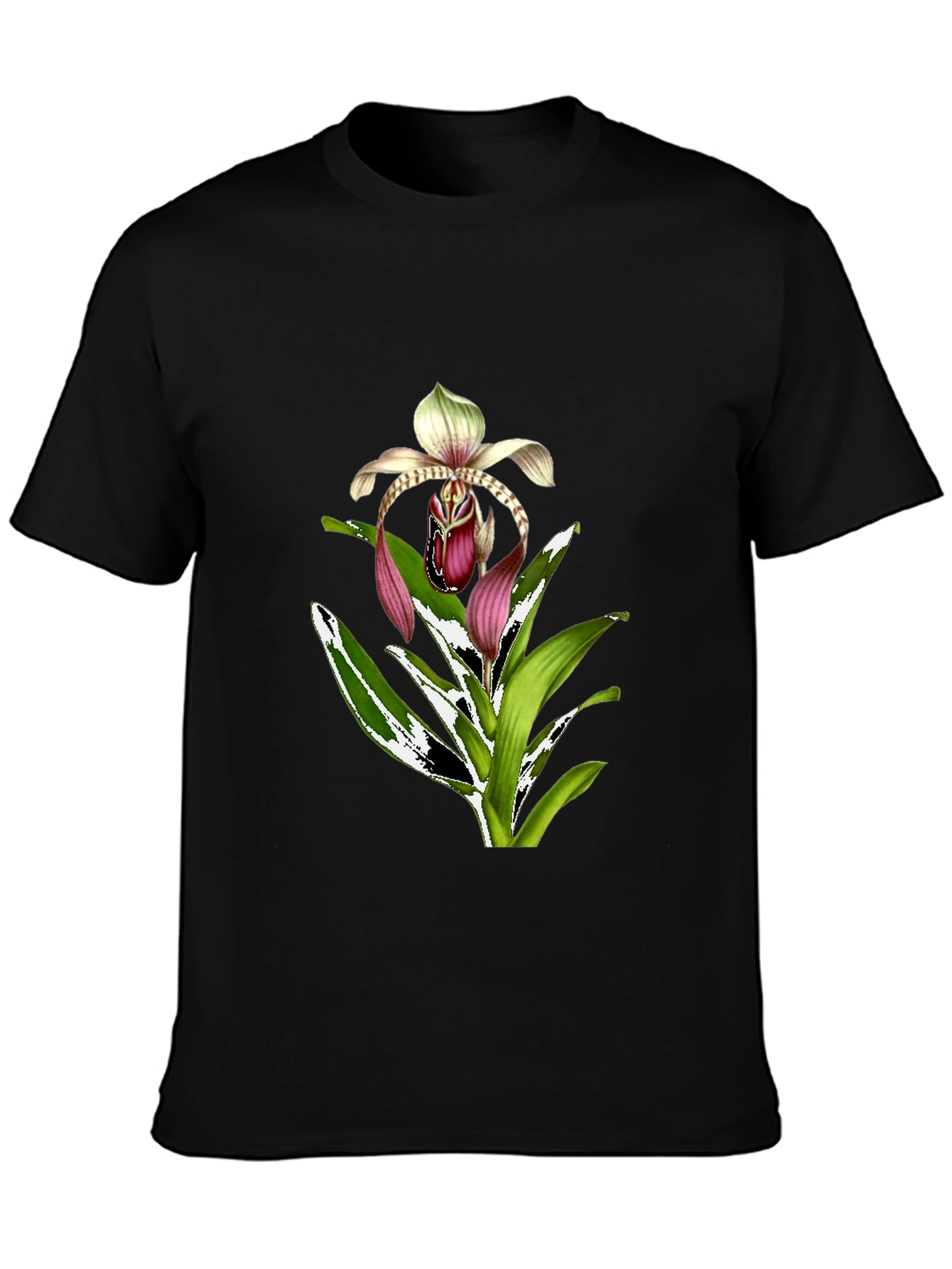 Orchid Graphic T-Shirt - Floral Print