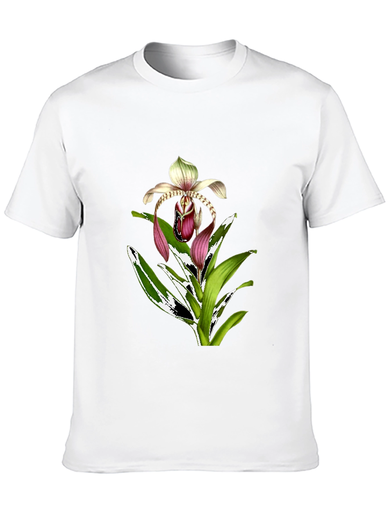 Orchid Graphic T-Shirt - Floral Print