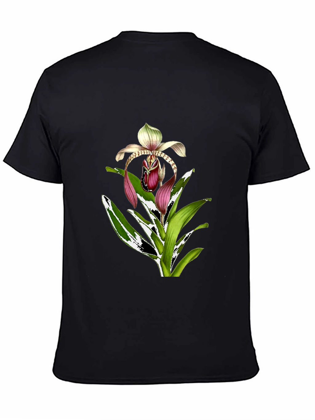 Orchid Graphic T-Shirt - Floral Print