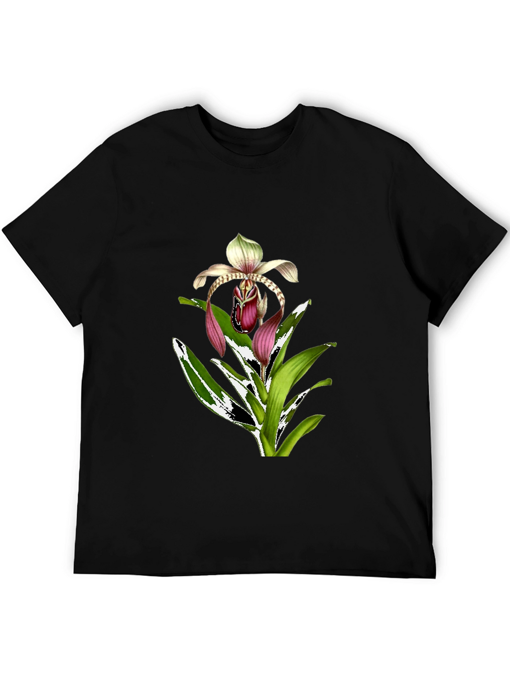 Orchid Graphic T-Shirt - Floral Print