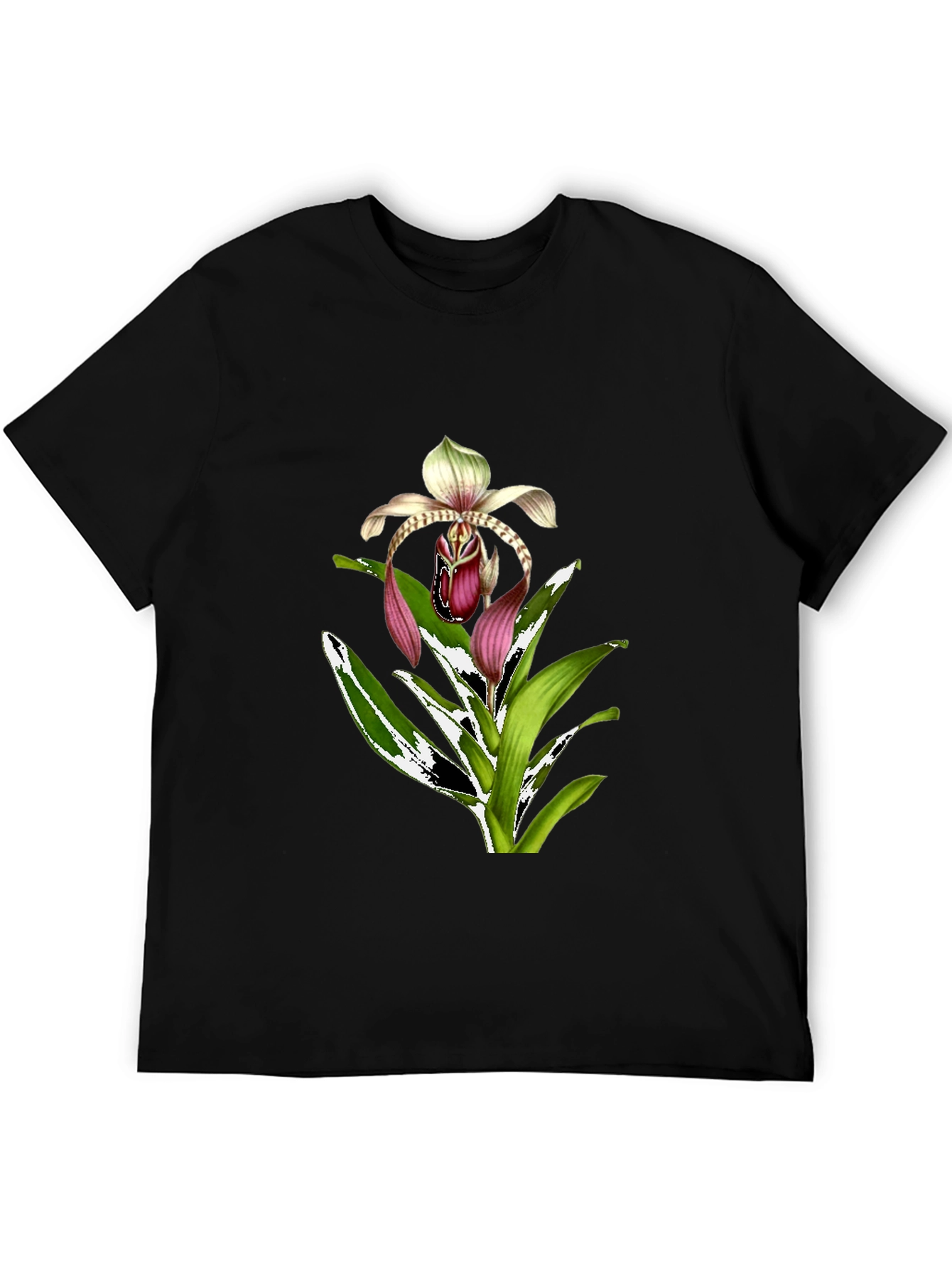 Orchid Graphic T-Shirt - Floral Print
