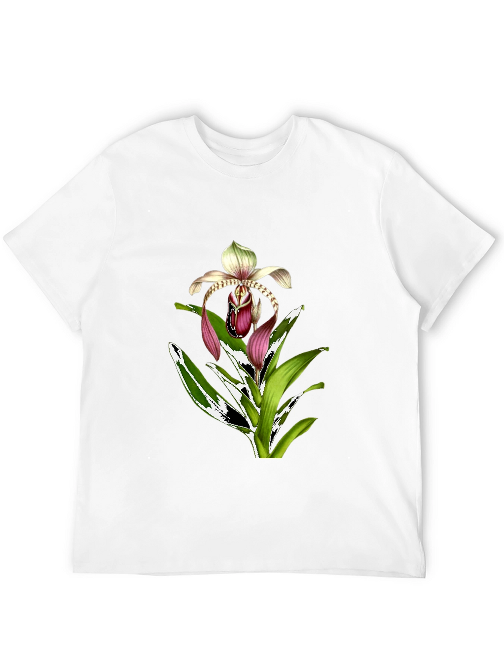 Orchid Graphic T-Shirt - Floral Print