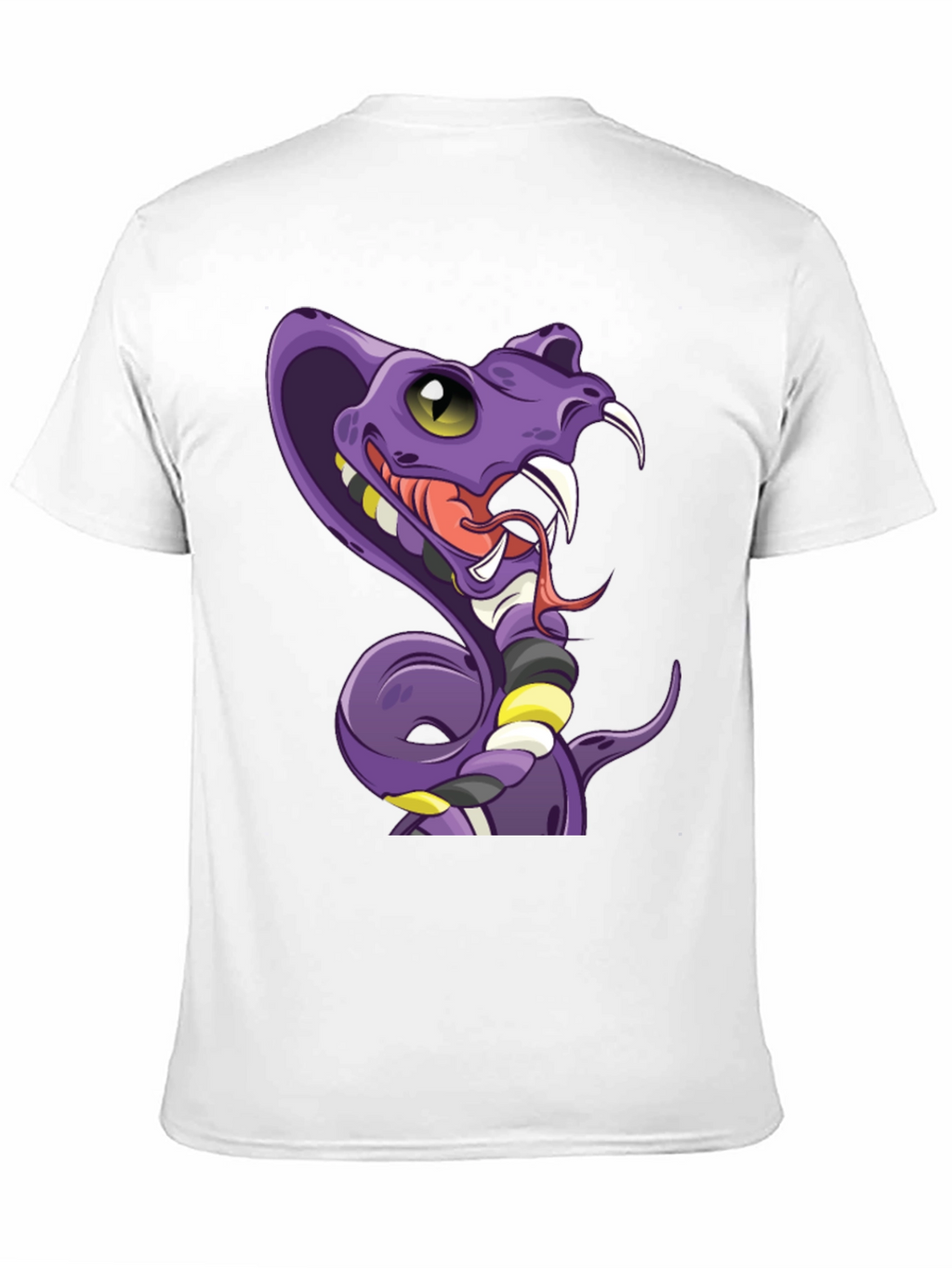 Cobra Cartoon T-Shirt - Mens Black Graphic Tee