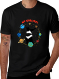My Orbiters Graphic Black T-Shirt