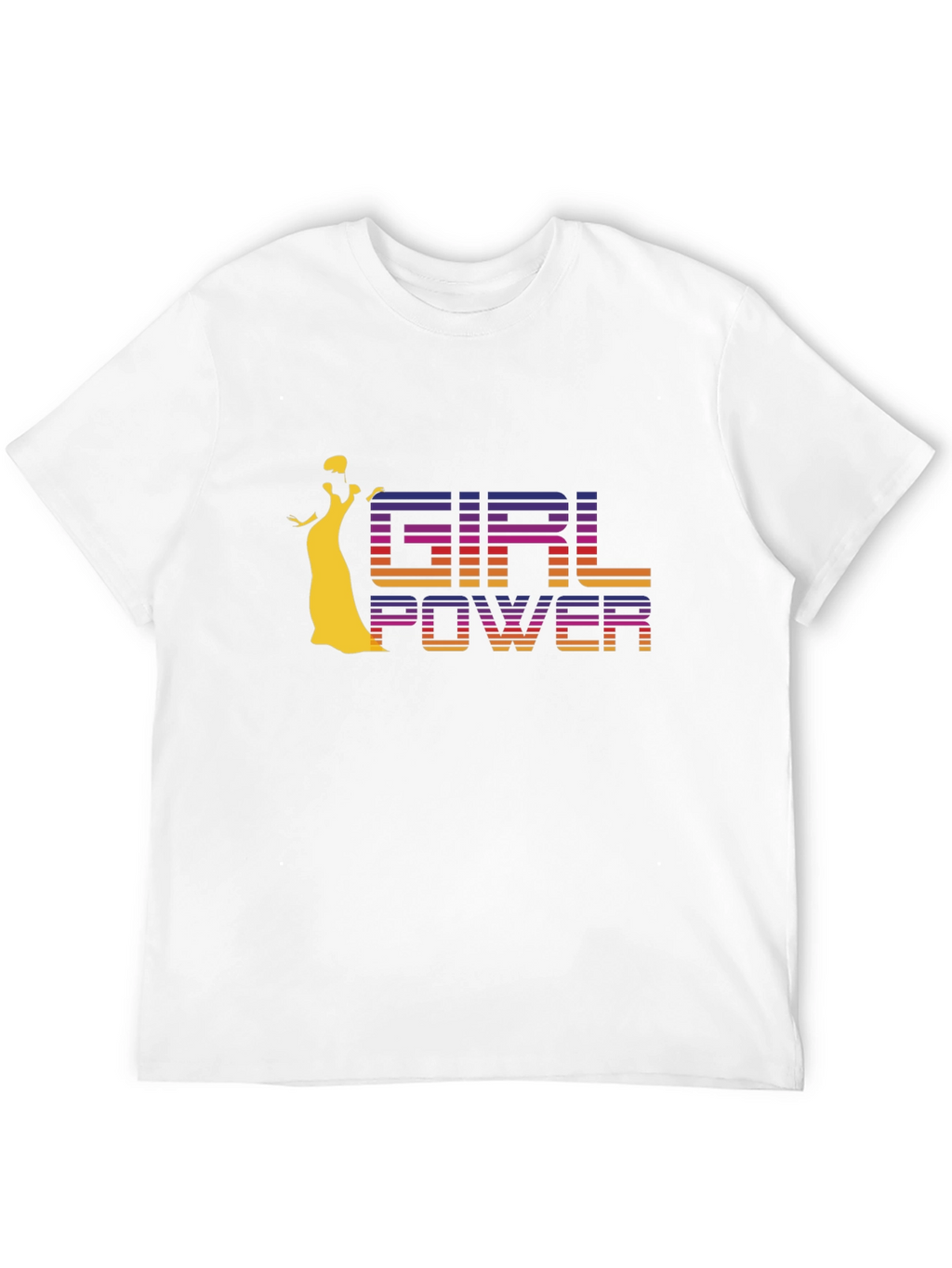 Girl Power Retro T-Shirt - Womens Empowerment Tee