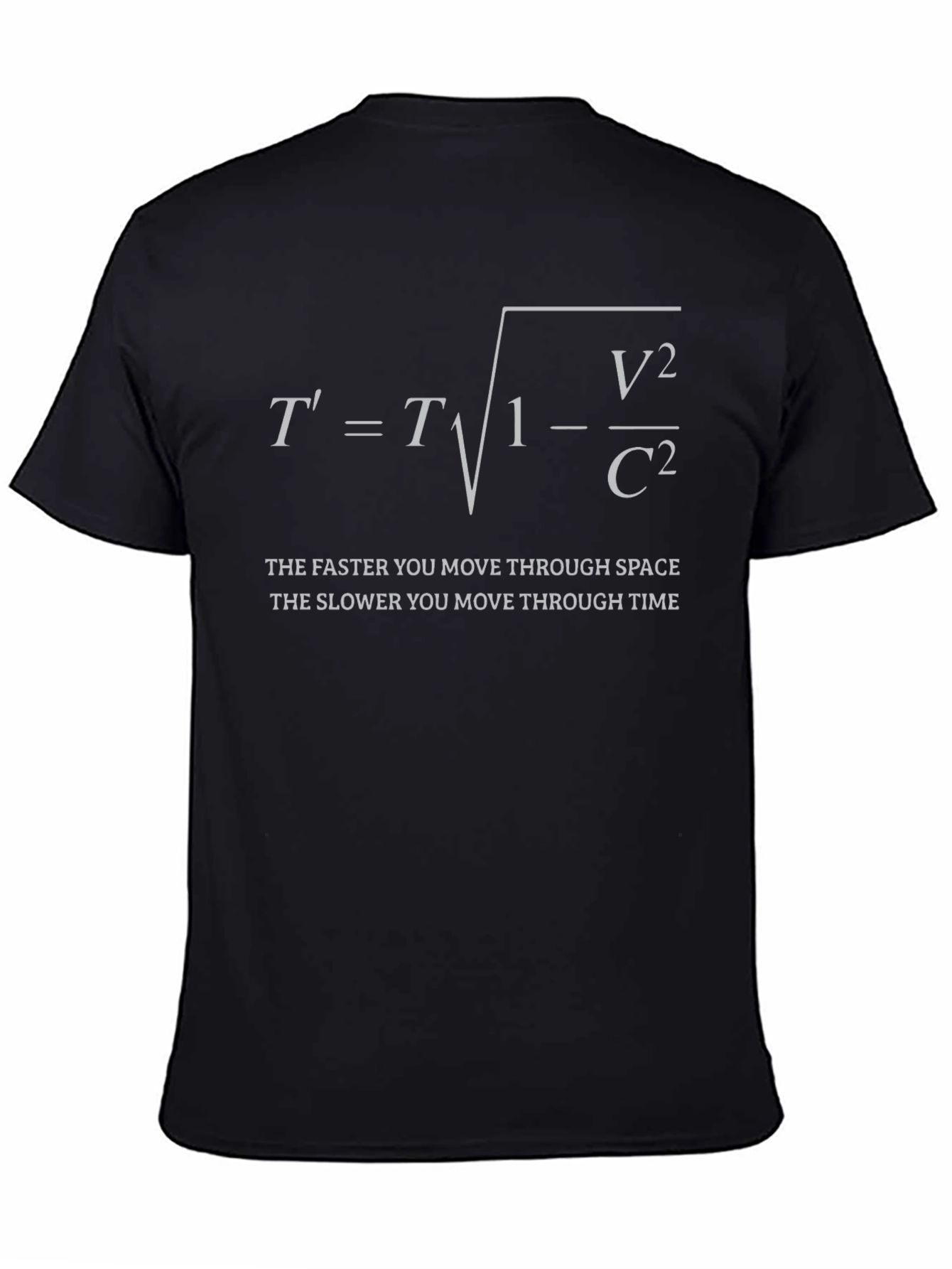 Relativity T-Shirt: Space Time and Style