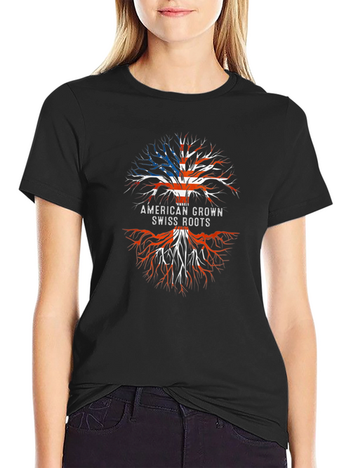 American Grown Swiss Roots T-Shirt