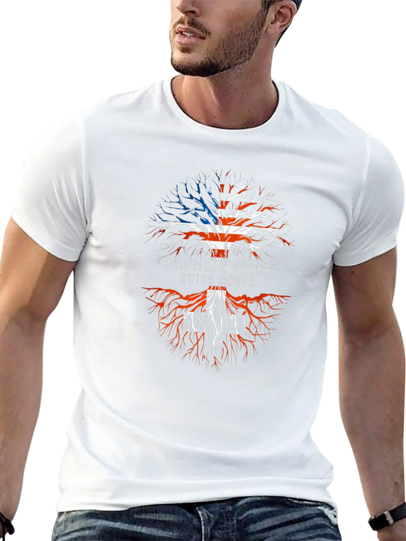 American Grown Swiss Roots T-Shirt