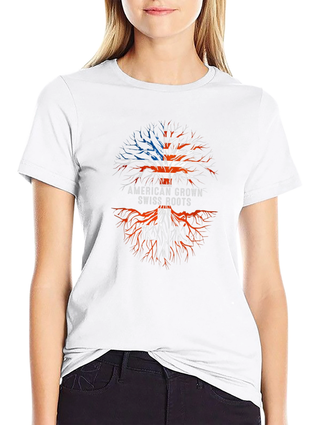 American Grown Swiss Roots T-Shirt
