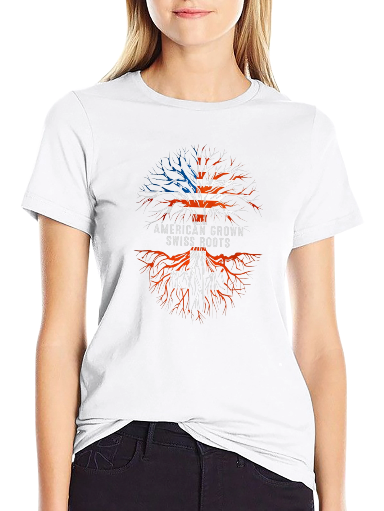 American Grown Swiss Roots T-Shirt