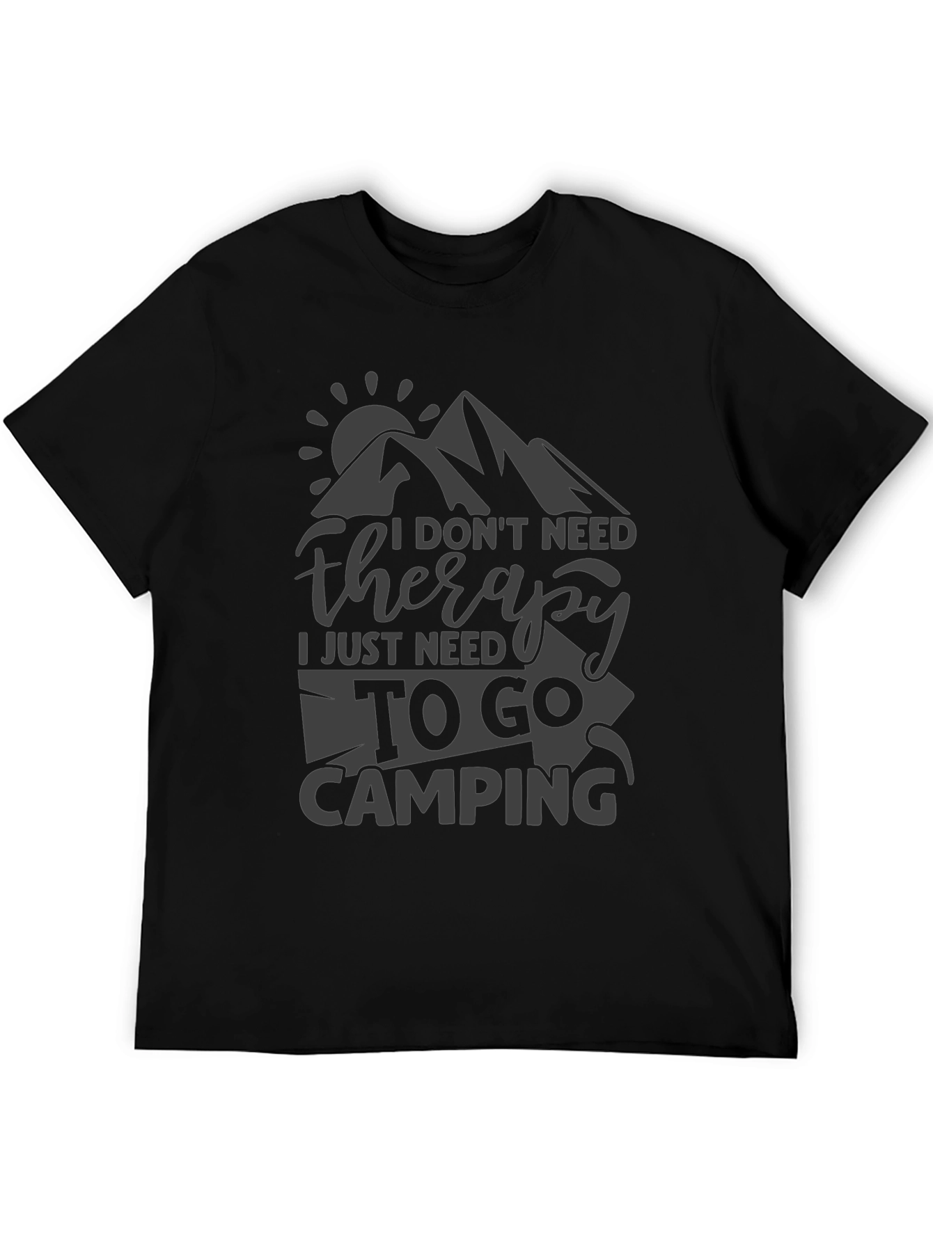 Camping Therapy Tee - Nature Lover T-Shirt