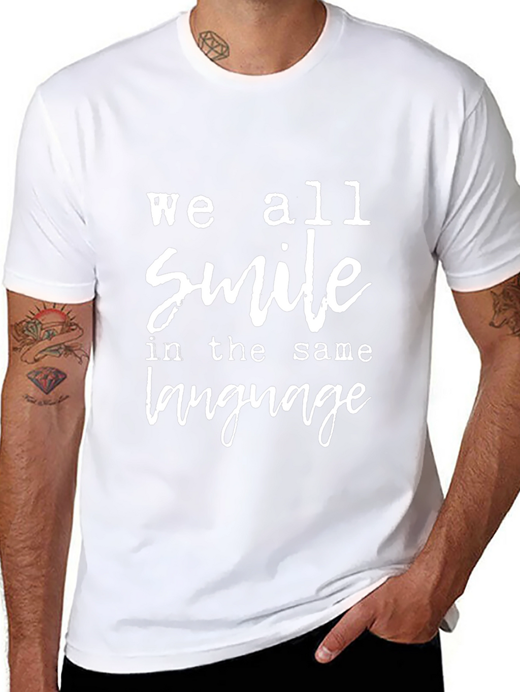 Smile in the Same Language Tee