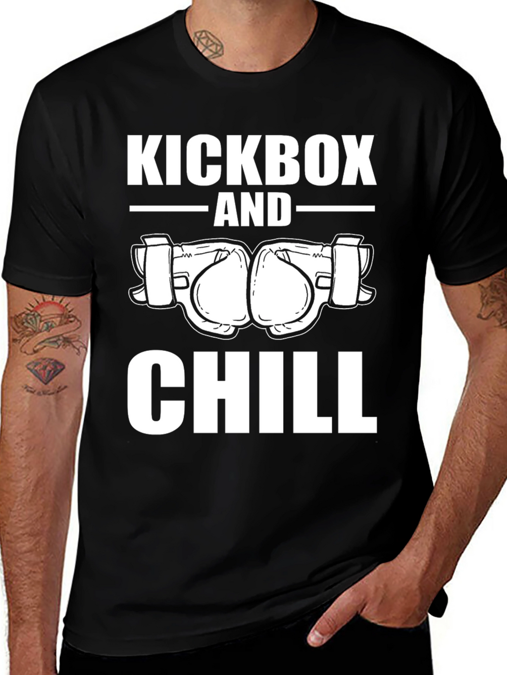 Kickbox and Chill Graphic Tee