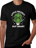 Little Prickly But Smart Cactus Graphic Tee