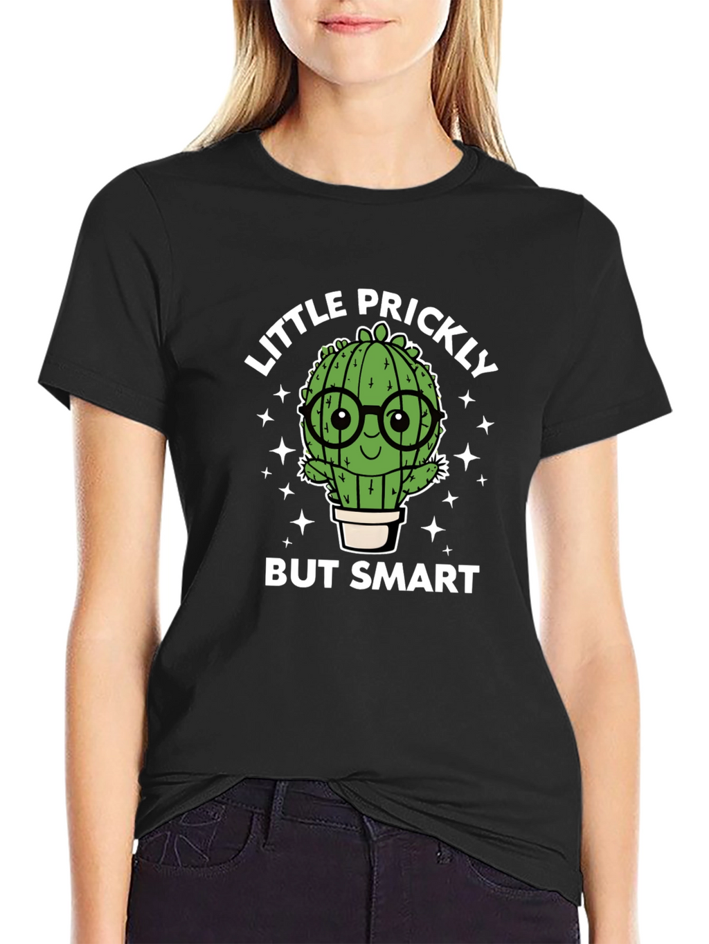 Little Prickly But Smart Cactus Graphic Tee